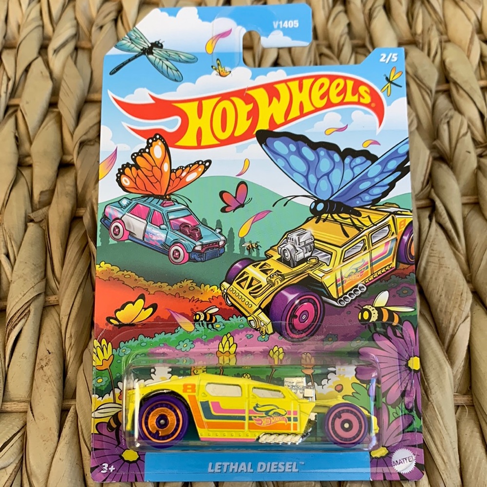Lethal Diesel Hot Wheels Rod Car HotWheels Yellow HotRod Spring Easter 2025 🆕